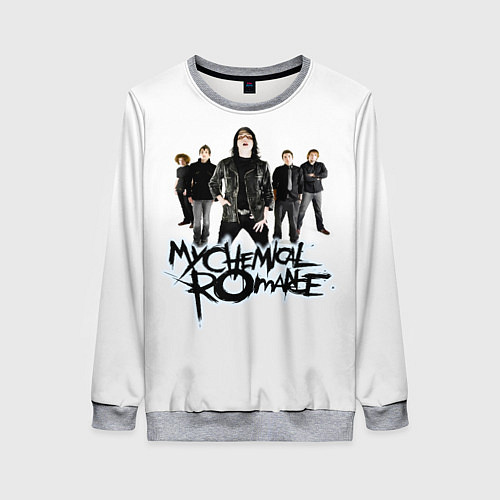 Женский свитшот Участники группы My Chemical Romance / 3D-Меланж – фото 1