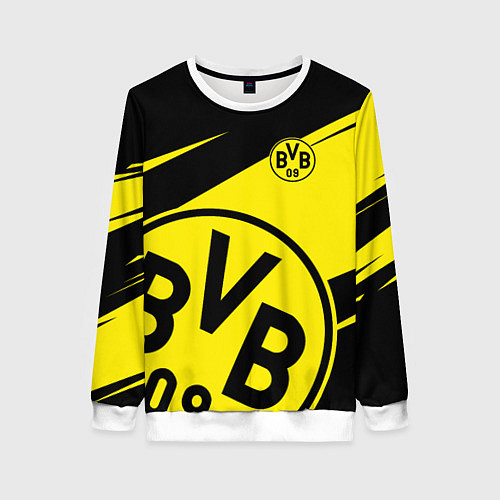 Женский свитшот BORUSSIA BVB 09 LOGO / 3D-Белый – фото 1