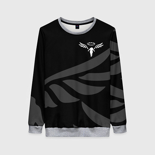 Женский свитшот WALHALLA TEAM LOGO ТОКИЙСКИЕ МСТИТЕЛИ / 3D-Меланж – фото 1