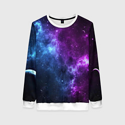 Женский свитшот NEON GALAXY НЕОНОВЫЙ КОСМОС