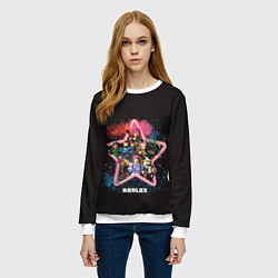 Свитшот женский Roblox 1, цвет: 3D-белый — фото 2