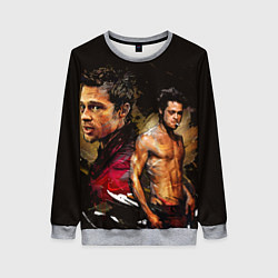 Женский свитшот Бред Питт Бойцовский клуб