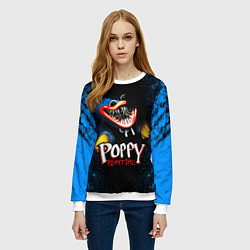 Свитшот женский Poppy Playtime, цвет: 3D-белый — фото 2