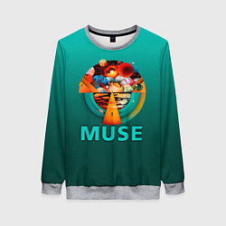 Свитшот женский The Resistance - Muse, цвет: 3D-меланж