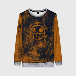 Свитшот женский Пираты сердца из Ван Пис, цвет: 3D-меланж