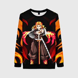 Женский свитшот РЕГНОКУ КЛИНОК ДЕМОНОВ KNY