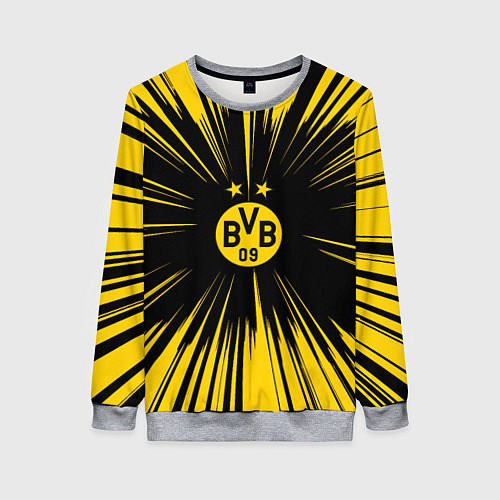 Женский свитшот Borussia Dortmund Crush Theme / 3D-Меланж – фото 1