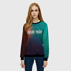 Свитшот женский Studio Collection - Linkin Park, цвет: 3D-черный — фото 2