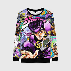 Свитшот женский JoJos Bizarre Adventure: Josuke, цвет: 3D-черный