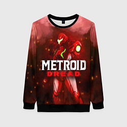 Женский свитшот Red Smoke Metroid Dread