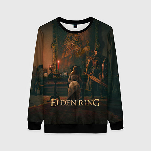 Женский свитшот Elden Ring - Королева / 3D-Черный – фото 1