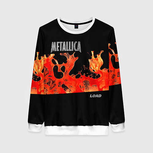 Женский свитшот Load - Metallica / 3D-Белый – фото 1