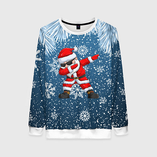 Женский свитшот DAB SANTA WINTER / 3D-Белый – фото 1