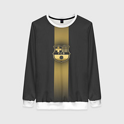 Свитшот женский Barcelona Gold-Graphite Theme, цвет: 3D-белый