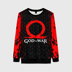 Женский свитшот GOD OF WAR КРАТОС ЛОГО