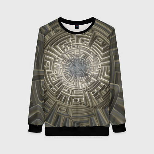 Женский свитшот Коллекция Journey Вниз по спирали 599-2 / 3D-Черный – фото 1