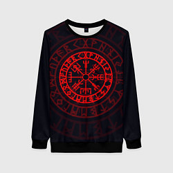 Женский свитшот Красный Вегвизир