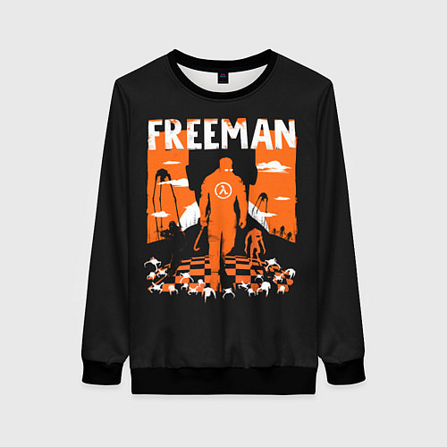 Женский свитшот Walkin Freeman / 3D-Черный – фото 1