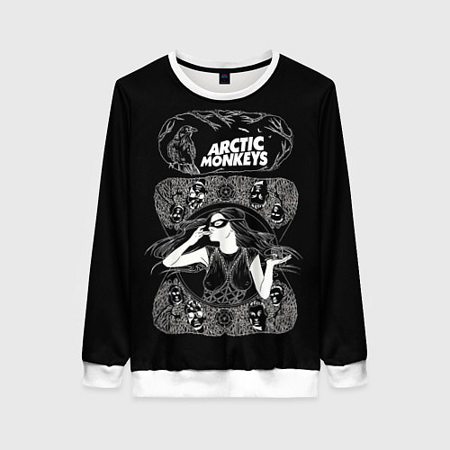 Женский свитшот Arctic monkeys Art / 3D-Белый – фото 1