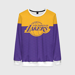 Свитшот женский LAKERS LINE HEXAGON SPORT, цвет: 3D-белый