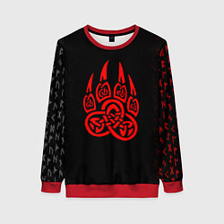 Женский свитшот ПЕЧАТЬ ВЕЛЕСЕ, РУНЫ