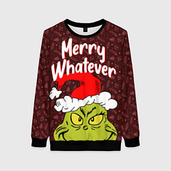 Женский свитшот ГРИНЧ GRINCH WHATEVER