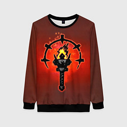 Женский свитшот Darkest Dungeon Факел