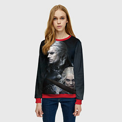 Свитшот женский THE WITCHER 2 SEASON, цвет: 3D-красный — фото 2