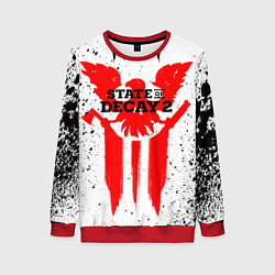 Свитшот женский State of Decay Кровь, цвет: 3D-красный