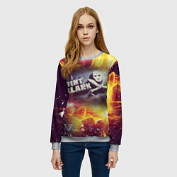 Свитшот женский Point Blank Black Fire, цвет: 3D-меланж — фото 2