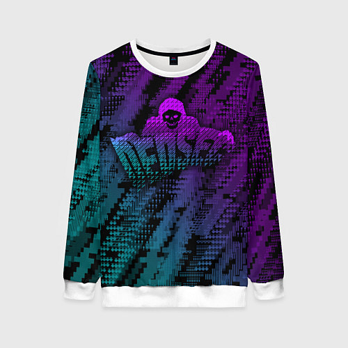 Женский свитшот WATCH DOGS DED SEC NEON / 3D-Белый – фото 1