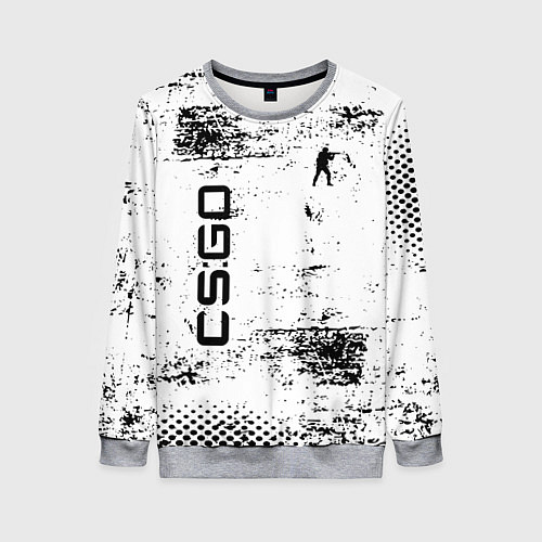 Женский свитшот Кс го : cs go / 3D-Меланж – фото 1