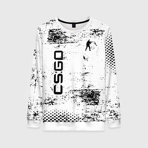 Женский свитшот Кс го : cs go / 3D-Белый – фото 1