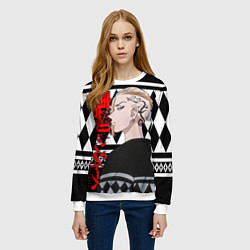 Свитшот женский КЭН РЮГУДЗИ ДРАКЕН ТОСВА, цвет: 3D-белый — фото 2