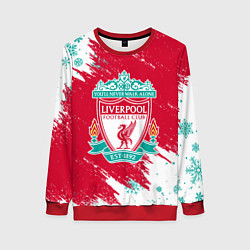 Женский свитшот НОВОГОДНИЙ ЛИВЕРПУЛЬ 2022