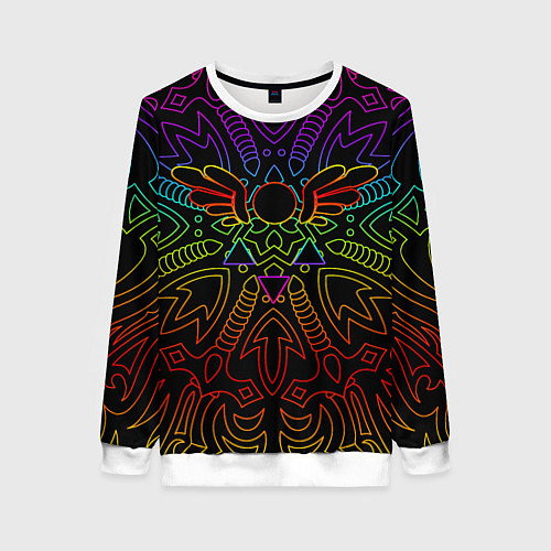 Женский свитшот МАГИЧЕСКАЯ РУНА, ДЕЛЬТА РУНА DELTARUNE / 3D-Белый – фото 1