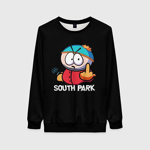 Женский свитшот Южный парк Эрик South Park / 3D-Черный – фото 1