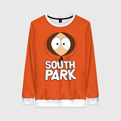 Женский свитшот Южный парк Кенни South Park / 3D-Белый – фото 1