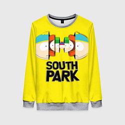 Свитшот женский South Park - Южный парк персонажи, цвет: 3D-меланж