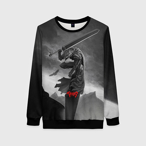 Женский свитшот BERSERK РИСУНОК / 3D-Черный – фото 1
