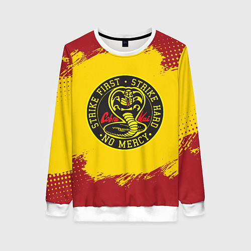 Женский свитшот Cobra Kai Big Logo / 3D-Белый – фото 1