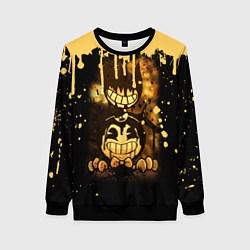 Свитшот женский Bendy And The Ink Machine Игра Бенди, цвет: 3D-черный