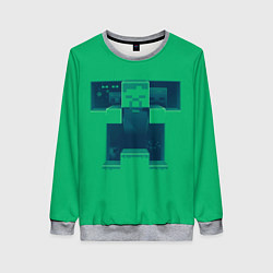 Женский свитшот Побег от криперов