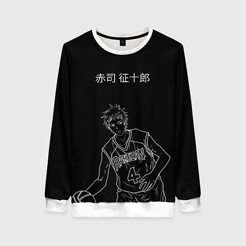 Женский свитшот АКАШИ СЕЙДЖУРО / 3D-Белый – фото 1