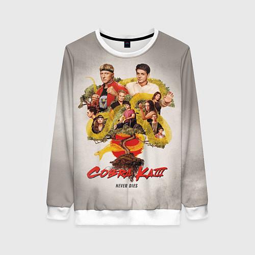 Женский свитшот КОБРА КАЙ COBRA KAI / 3D-Белый – фото 1