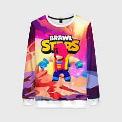 Свитшот женский GROM BRAWL STARS FANTASY, цвет: 3D-белый