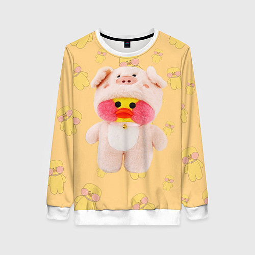 Женский свитшот УТКА УТЯ ЛАЛАФАНФАН / 3D-Белый – фото 1