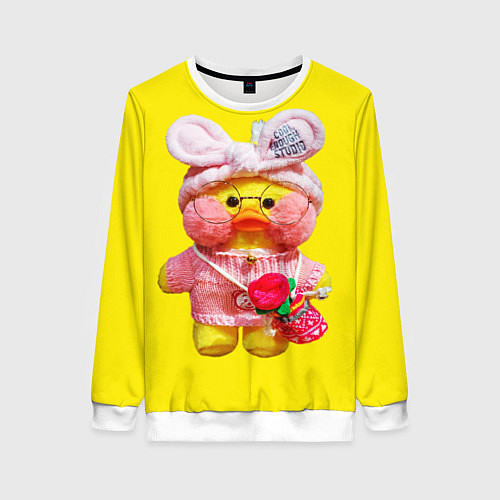 Женский свитшот УТЯ УТОЧКА ЛАЛАФАНФАН / 3D-Белый – фото 1