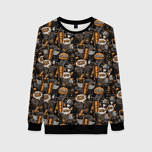 Женский свитшот Lets Go Champ / 3D-Черный – фото 1