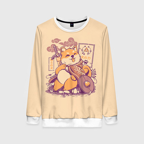 Женский свитшот Стиба Ину Линк / 3D-Белый – фото 1